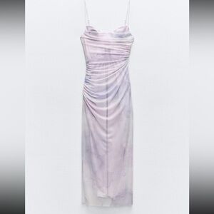 ZARA TULLE DRESS IN PURPLE